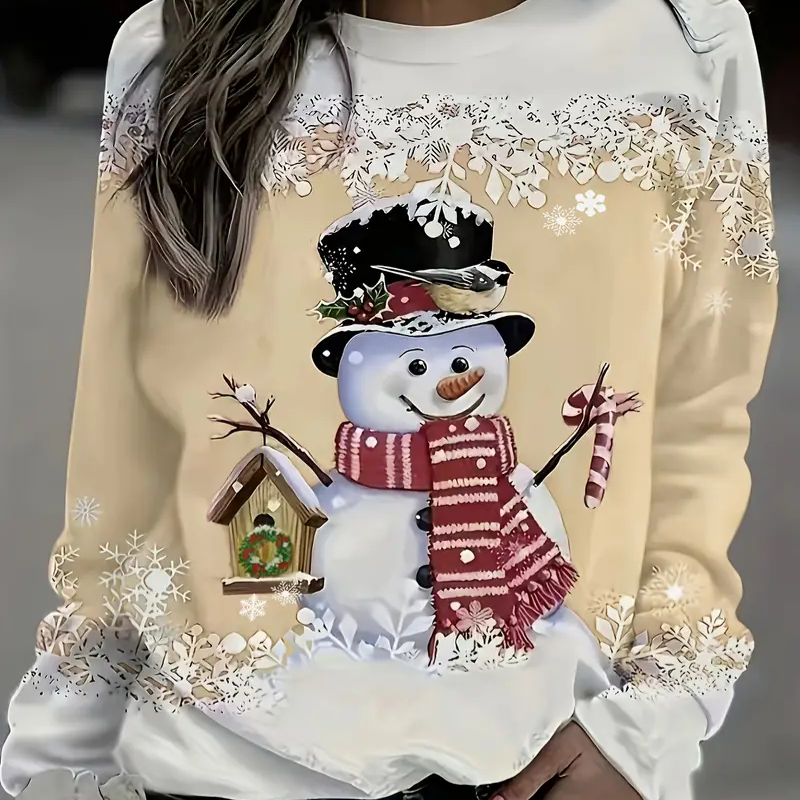 Pull Noel Moche Manches Longues